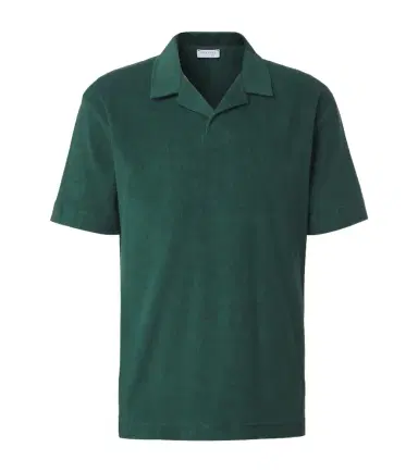 Sunspel Cotton terry polo shirt | Thumbnail 1 Sunspel Cotton terry polo shirt | Thumbnail 1