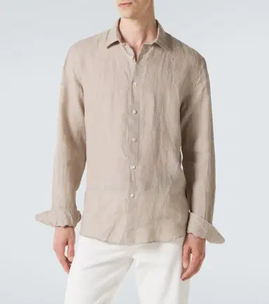 Sunspel Linen shirt | Thumbnail 3 Sunspel Linen shirt | Thumbnail 3