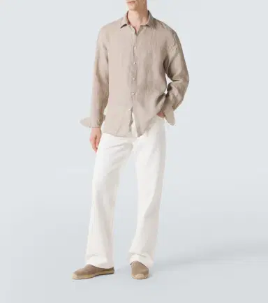 Sunspel Linen shirt | Thumbnail 4 Sunspel Linen shirt | Thumbnail 4