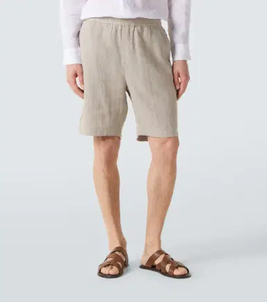 Sunspel Linen shorts | Thumbnail 3 Sunspel Linen shorts | Thumbnail 3