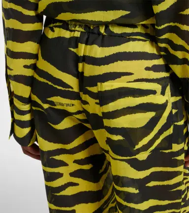 The Attico Animal-print cotton muslin wide-leg pants | Thumbnail 5 The Attico Animal-print cotton muslin wide-leg pants | Thumbnail 5