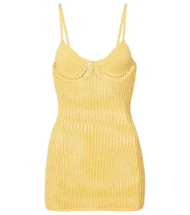 The Attico Crochet cotton-blend minidress | Thumbnail 1 The Attico Crochet cotton-blend minidress | Thumbnail 1
