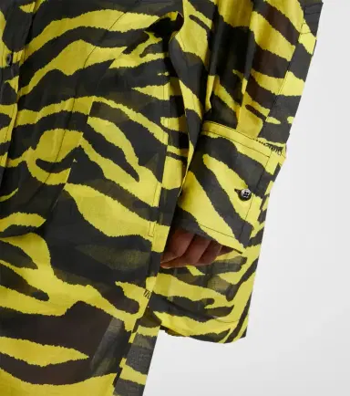 The Attico Animal-print cotton muslin shirt | Thumbnail 3 The Attico Animal-print cotton muslin shirt | Thumbnail 3