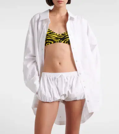 The Attico Embroidered cotton shorts | Thumbnail 5 The Attico Embroidered cotton shorts | Thumbnail 5