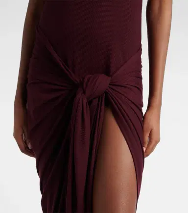 The Attico Draped midi dress | Thumbnail 3 The Attico Draped midi dress | Thumbnail 3
