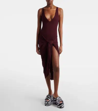 The Attico Draped midi dress | Thumbnail 5 The Attico Draped midi dress | Thumbnail 5