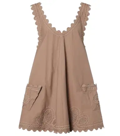 Juliet Dunn Embroidered cotton minidress | Thumbnail 1 Juliet Dunn Embroidered cotton minidress | Thumbnail 1