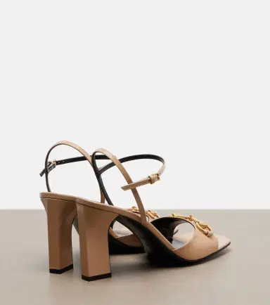 Gucci Signora Horsebit leather slingback sandals | Thumbnail 2 Gucci Signora Horsebit leather slingback sandals | Thumbnail 2