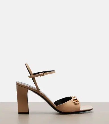 Gucci Signora Horsebit leather slingback sandals | Thumbnail 4 Gucci Signora Horsebit leather slingback sandals | Thumbnail 4