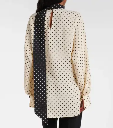 Valentino Plusdepois silk crêpe de chine blouse | Thumbnail 4 Valentino Plusdepois silk crêpe de chine blouse | Thumbnail 4