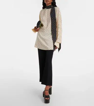 Valentino Plusdepois silk crêpe de chine blouse | Thumbnail 5 Valentino Plusdepois silk crêpe de chine blouse | Thumbnail 5