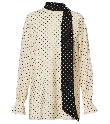 Valentino Plusdepois silk crêpe de chine blouse | Thumbnail 1 Valentino Plusdepois silk crêpe de chine blouse | Thumbnail 1