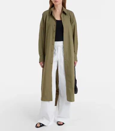 The Frankie Shop Bloom cotton poplin shirt dress | Thumbnail 4 The Frankie Shop Bloom cotton poplin shirt dress | Thumbnail 4