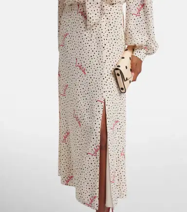 Valentino Polka-dot silk crêpe de chine midi dress | Thumbnail 4 Valentino Polka-dot silk crêpe de chine midi dress | Thumbnail 4