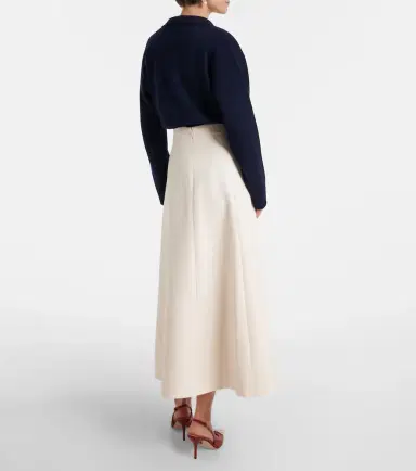 Valentino VGold Crepe Couture midi skirt | Thumbnail 2 Valentino VGold Crepe Couture midi skirt | Thumbnail 2