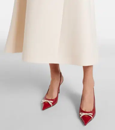 Valentino VGold Crepe Couture midi skirt | Thumbnail 6 Valentino VGold Crepe Couture midi skirt | Thumbnail 6