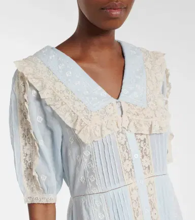 Rixo Edina embroidered cotton midi dress | Thumbnail 2 Rixo Edina embroidered cotton midi dress | Thumbnail 2
