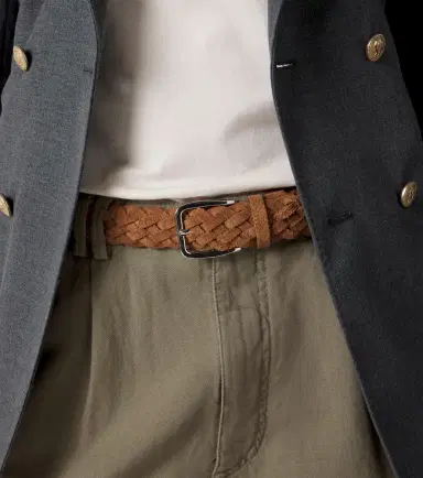 Brunello Cucinelli Braided suede belt | Thumbnail 3 Brunello Cucinelli Braided suede belt | Thumbnail 3