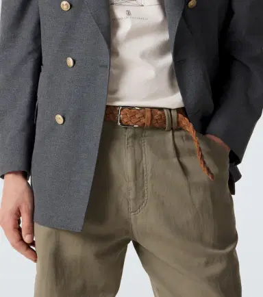Brunello Cucinelli Braided suede belt | Thumbnail 4 Brunello Cucinelli Braided suede belt | Thumbnail 4