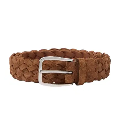 Brunello Cucinelli Braided suede belt | Thumbnail 1 Brunello Cucinelli Braided suede belt | Thumbnail 1
