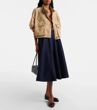 Prada Re-Nylon cropped jacket | Thumbnail 7 Prada Re-Nylon cropped jacket | Thumbnail 7