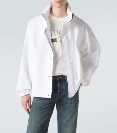 Gucci Cotton canvas blouson jacket | Thumbnail 3 Gucci Cotton canvas blouson jacket | Thumbnail 3