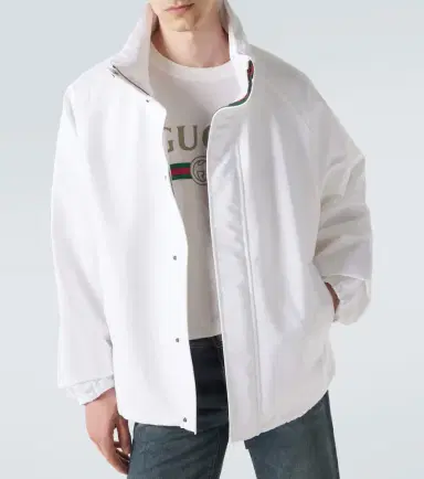 Gucci Cotton canvas blouson jacket | Thumbnail 4 Gucci Cotton canvas blouson jacket | Thumbnail 4