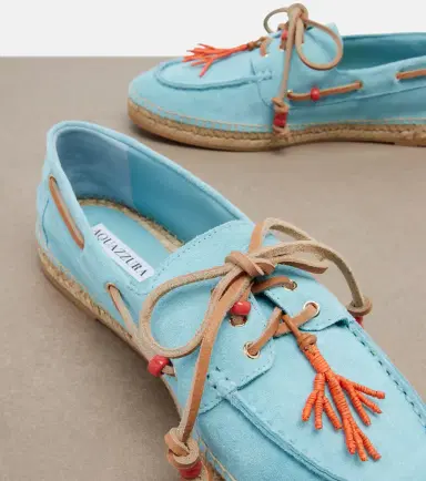 Aquazzura Seafarer beaded suede espadrilles | Thumbnail 4 Aquazzura Seafarer beaded suede espadrilles | Thumbnail 4