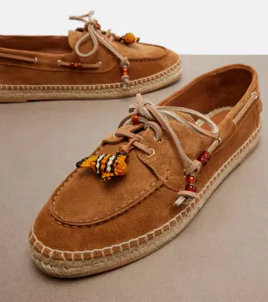 Aquazzura Seafarer beaded suede espadrilles | Thumbnail 4 Aquazzura Seafarer beaded suede espadrilles | Thumbnail 4