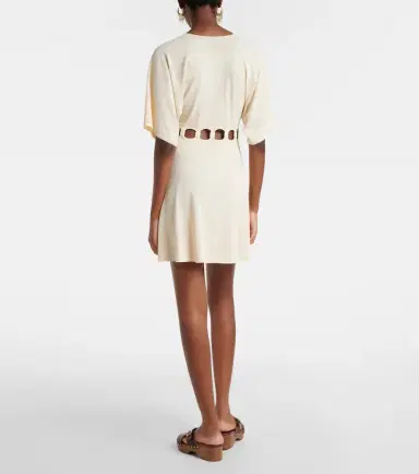 Eres Connection cutout jersey minidress | Thumbnail 2 Eres Connection cutout jersey minidress | Thumbnail 2