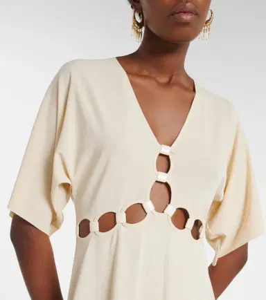 Eres Connection cutout jersey minidress | Thumbnail 3 Eres Connection cutout jersey minidress | Thumbnail 3