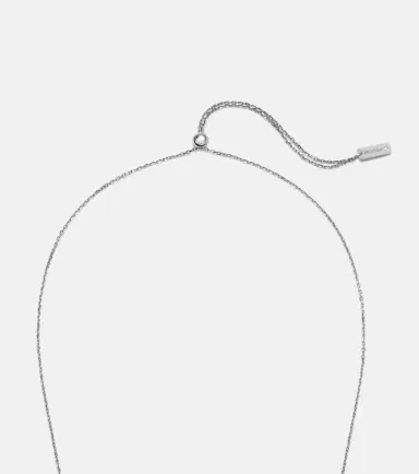 Messika Move 10th 18kt white gold pendant necklace with diamonds | Thumbnail 5 Messika Move 10th 18kt white gold pendant necklace with diamonds | Thumbnail 5