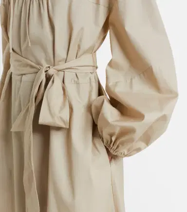 Vince Belted cotton poplin midi dress | Thumbnail 2 Vince Belted cotton poplin midi dress | Thumbnail 2