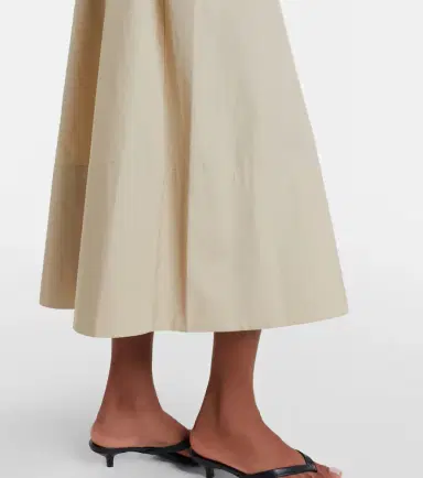 Vince Belted cotton poplin midi dress | Thumbnail 3 Vince Belted cotton poplin midi dress | Thumbnail 3