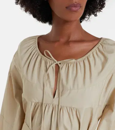 Vince Belted cotton poplin midi dress | Thumbnail 5 Vince Belted cotton poplin midi dress | Thumbnail 5