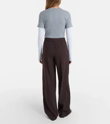 Vince Linen and rayon-blend wide-leg pants | Thumbnail 2 Vince Linen and rayon-blend wide-leg pants | Thumbnail 2