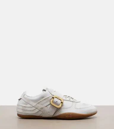 Miu Miu Gymnasium leather sneakers | Thumbnail 2 Miu Miu Gymnasium leather sneakers | Thumbnail 2