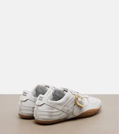 Miu Miu Gymnasium leather sneakers | Thumbnail 4 Miu Miu Gymnasium leather sneakers | Thumbnail 4