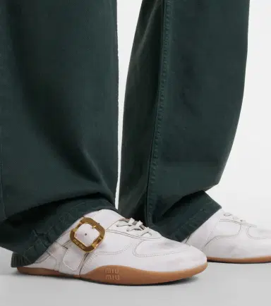 Miu Miu Gymnasium leather sneakers | Thumbnail 5 Miu Miu Gymnasium leather sneakers | Thumbnail 5