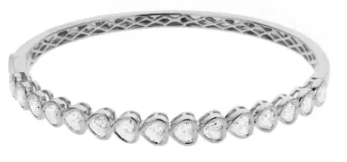 Wish Fine Jewelry 3.80ct Diamond 18K Gold Bangle Bracelet | Thumbnail 1 Wish Fine Jewelry 3.80ct Diamond 18K Gold Bangle Bracelet | Thumbnail 1