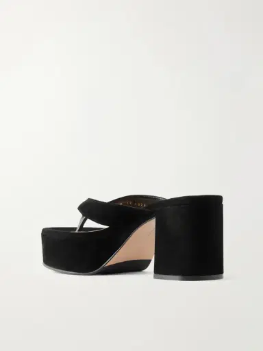 Gianvito Rossi 35 Suede Platform Thong Sandals | Thumbnail 3 Gianvito Rossi 35 Suede Platform Thong Sandals | Thumbnail 3