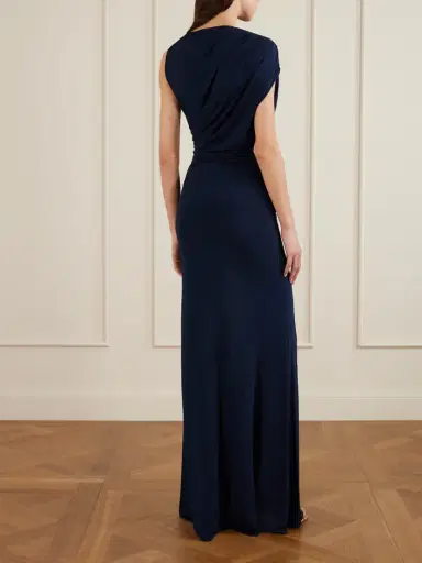Alex Perry Ruched Draped Jersey Gown | Thumbnail 3 Alex Perry Ruched Draped Jersey Gown | Thumbnail 3