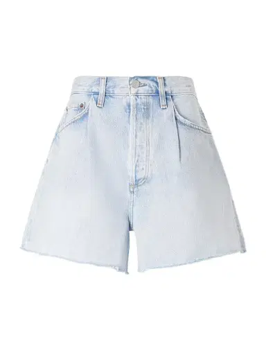 AGOLDE Rhoda Frayed Organic Denim Shorts | Thumbnail 1 AGOLDE Rhoda Frayed Organic Denim Shorts | Thumbnail 1