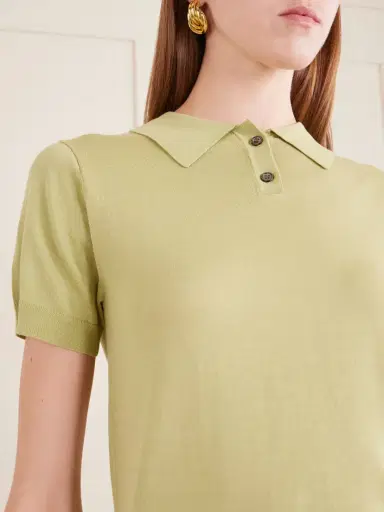 STILL HERE Daughter Jersey Polo Shirt | Thumbnail 5 STILL HERE Daughter Jersey Polo Shirt | Thumbnail 5