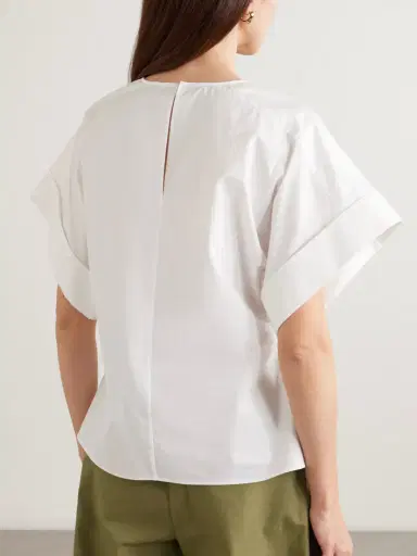 Joseph Fassia Cotton-poplin Blouse | Thumbnail 3 Joseph Fassia Cotton-poplin Blouse | Thumbnail 3