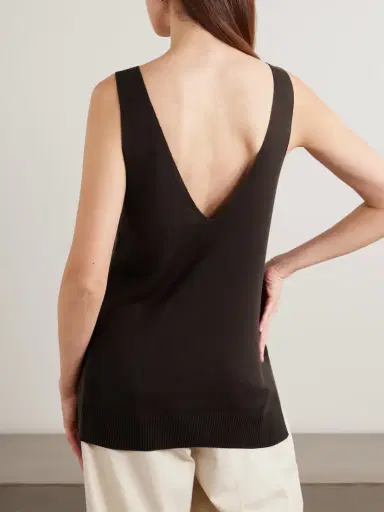 Joseph Tell Knitted Silk Tank | Thumbnail 4 Joseph Tell Knitted Silk Tank | Thumbnail 4