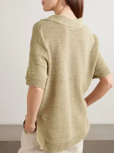 Joseph Rian Knitted Polo Shirt | Thumbnail 3 Joseph Rian Knitted Polo Shirt | Thumbnail 3