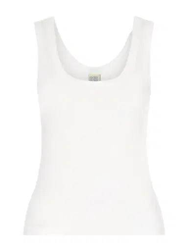 FLORE FLORE Hillie Organic Cotton-jersey Tank Top | Thumbnail 1 FLORE FLORE Hillie Organic Cotton-jersey Tank Top | Thumbnail 1