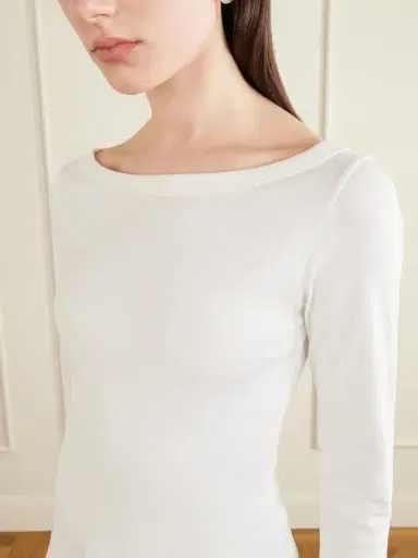 FLORE FLORE Steffi Ribbed Organic Cotton-jersey T-shirt | Thumbnail 5 FLORE FLORE Steffi Ribbed Organic Cotton-jersey T-shirt | Thumbnail 5