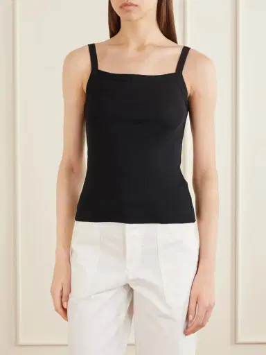 FLORE FLORE May Organic Cotton-jersey Tank | Thumbnail 3 FLORE FLORE May Organic Cotton-jersey Tank | Thumbnail 3